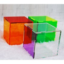 [숨디모스] 조립식 아크릴 박스, 레드