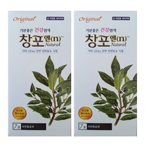 중외제약 창포엔 염색제, 60g 7호 자연흑갈색, 대용량 2개+마술패치2매