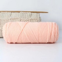 8 겹 100g 부드러운 발렌타인 코튼 원사 거친 양모 크로셰 우유 손 뜨개질 모자 스카프, 46