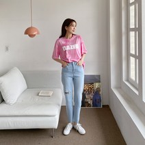 [리엘라]래블론 물나염 데이즈 반팔 티셔츠