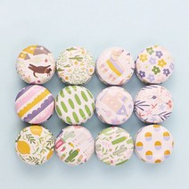 양철통 철제바구니 우아한 휴대용 연고 철 꽃 항아리 빈 주석 뚜껑 립스틱 캔디 금속 양초 밤 상자 미니 지, 03 Cartoon