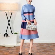 에이주미 노엘 볼드 플리츠 원피스