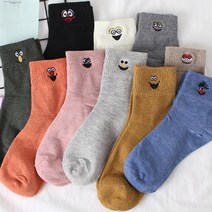 이너피아 캐릭터자수 발목양말 10켤레+고리수건