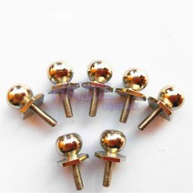 볼마운트 볼헤드 m3x10mm 니켈 도금 볼 헤드 나사 구형 볼트 패스너 고정 프린터 액세서리 장식용 육각 나사, 10개