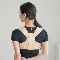 메디인랩 바른자세 밴드 벨트 자세교정밴드 1개, 스킨