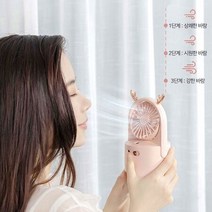 가습기 무드등 기능 조용한 USB 미스트 선풍기 탁상형선풍기, 그린, 셀링마켓 그린