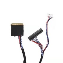 LVDS 스크린 케이블 I-PEX 20453-040T-11 40Pin 1CH-6BIT 단일 6 8 더블 10.1-18.4 인치, 01 Single 6-250MM