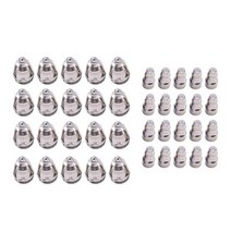 40pcs P80 노즐 / 팁 전극 소모품 플라즈마 절단 토치 예비 부품 액세서리 1.5mm, 보여진 바와 같이, 하나
