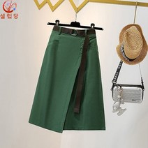 셀럽당 치마바지 와이드 7부 슬랙스허리 여밈 얇은 무릎 치마바지