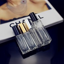 고급 외관 스프레이 향수 사각 유리 공병 15ml 블랙