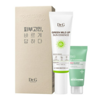 닥터지 그린 마일드 업 선 에센스 SPF 50+ PA++++ 50ml + 레드 블레미쉬 클리어 수딩폼 30ml 세트, 5세트