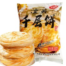 아침식사대용 간식 간편음식 천층병 밀가루떡 500g(100g*5개)/봉, 10봉
