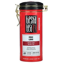 티에스타티컴퍼니 차이 러브 스파이스트 차이 홍차 113.4g Tiesta Tea Company Spiced Chai Black Tea, 1팩