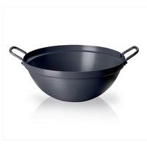 식당 업소용 경질 양손 볶음솥 웍 중국솥 중식솥 궁중팬 북경팬 중국팬 경질 양손 튀김솥, 경질튀김솥 60cm