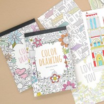 그림연습 핑크풋 - 컬러드로잉엽서북 드로잉편지지 랜덤 3000 컬러링북, 상세페이지 참조, 상세페이지 참조, 상세페이지 참조
