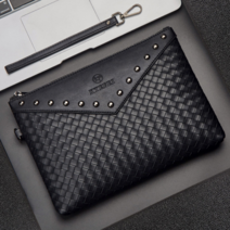 신고메고 남자 천연 가죽 수제 직장인 손 가방 클러치백 맨스백