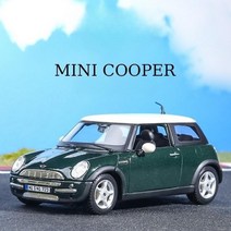 1:24 2018 미니 쿠퍼 다이캐스트 모형 전시 미니어쳐, 미니쿠퍼+ 더스트 커버