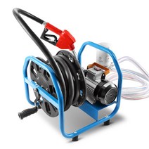 경우 이송 펌프 농업용 급유기 주유 운수용 오일 릴, 220V 릴펌프 + 강관 + 유량계 + 씰링건