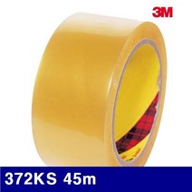 3M OPP 테이프-투명 372KS 45m 48mm (50EA) 산업안전 접착 윤활 접착 고정제 접착제 3M 공구, 1
