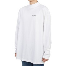 오프화이트 [오프화이트] 카라바지오 애로우 오버 OMAB032C 99JER001 0110 남자 긴팔티셔츠