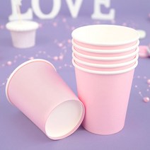 [partypia] 컵 베이비핑크 9oz 6입, 6개입, 1개