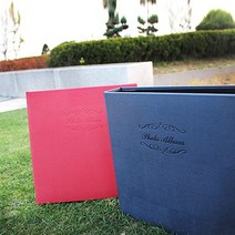 토비메모리 대용량 가죽앨범, 40매, 밀라노(네이비)-흑지