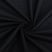 진흥 텍스타일 순면 바이오 워싱 아사 무지 60수 원단 1yard 기준, 블랙