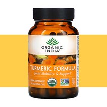 오가닉인디아 강황 커큐민 Curcumin 90베지캡슐, 1팩, 90정