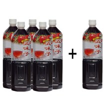 프리미엄 청정지역에서 자란 오미자!! 대용량( ( 5+1=6병 ) 당일발송!!, 5병, 1500ml