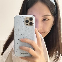간단한 영어 스플래시 잉크 휴대 전화 케이스 실리콘 소프트 휴대 전화 액세서리 측면보호 케이스 아이폰 브랜드에 적합합니다