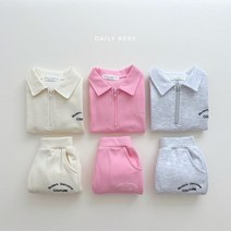 카라반집업세트 데일리베베 23봄 키즈 주니어 상하복 등원룩 아동복