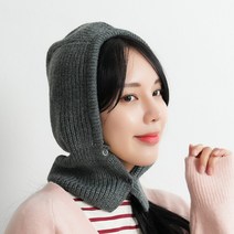 MORIT 여성용 니트 후드 넥워머 바라클라바
