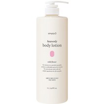심플리오 헤븐리 비건인증 바디로션 500ml 와일드플라워, 1개, 1L