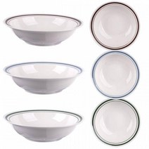 포인트 라인컬러 홈카페 라인 샐러드볼 (21.5cm) 국산 도자기 2P세트, 브라운(2P)