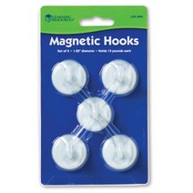 러닝리소스 자석 포켓 차트 걸이 Magnetic Hooks Set of 5, 단품