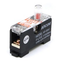카콘 휴즈홀더 KF-30A1 호환 10x38mm 1극 30AAC 전력 변압기 파워퓨즈
