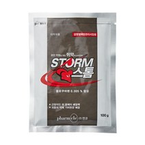 스톰 쥐약 100g 초강력 쥐약 블록형 알 편리 살서제 구제