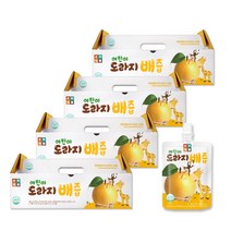 순수식품 착즙 어린이 도라지 배즙 80ml, 배맛, 120개
