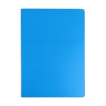 플러스샵 스프링화일 A4 5색상 합지 펀치리스 파일철, 파랑색 3개