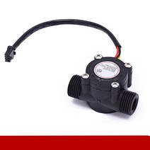 수도계량기 YF-S201 수도 센서/4 점 G1 / 2 인터페이스 온수기 워터 디스펜서 홀, 01 black