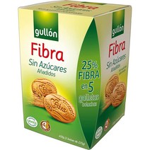 Gullon Sugar Free Fiber Biscuit 구욘 슈가 프리 파이버 비스킷 450g 3팩