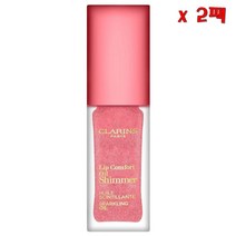 Clarins 클라란스 립 컴포트 오일 쉬머 04 핑크 레이디 7ml 2팩