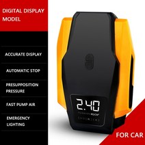 무동력펌프 디지털 디스플레이 자동차 자전거 팽창식 휴대용 공기 타이어 미니 전기 220V, 2.For Car