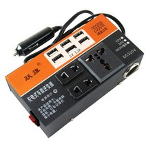 자동차 인버터 캠핑 2000W 피크 전력 인버터 자동차 범용 DC 12V ~ 다중 보호 100% 브랜드 새 제품, 미국