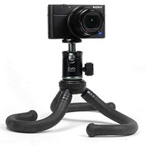dslr 앰프용 evo 짐벌 gs-flex 미니 유연한 다리 삼각대 최대 3kg의 미러리스 카메라 | 견고한 CNC 알루미늄 360 스위블 볼 헤드 포함
