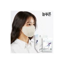 늘푸른 새부리형 국가대표 마스크 베이지 대형 50매 335753 J