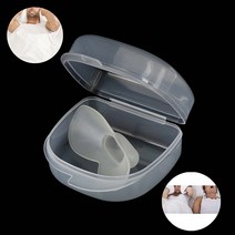 이갈이방지 마우스피스 수면용 스플린트 1pc 안티 코 고는 마우스 피스 장치 혀 스토퍼 의료 실리콘 수면, 한개옵션0
