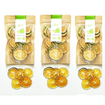 디톡톡 청귤칩 풋귤칩 건조 말린 청귤, 청귤칩30g*3봉지, 청귤칩30g*3봉지