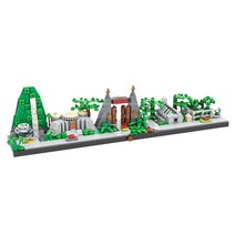 호환블럭 아키텍쳐 Jurassic Park 쥬라기월드 공원 스카이라인 MOC-38954 창작 신제품