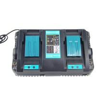 220V 마끼다 호환 고속 2포트 듀얼 충전기14.4V-18V, 1개